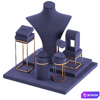 Custom Jewelry Display Set 3D Model Vray