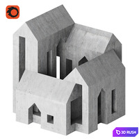 Sculpture Cloister by David Umemoto 3D Model Corona
