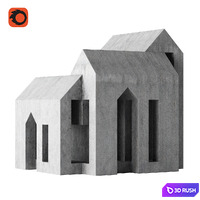 Sculpture Cloister by David Umemoto 3D Model Corona