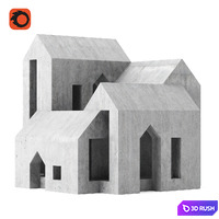 Sculpture Cloister by David Umemoto 3D Model Corona