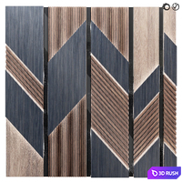 Decor Panel 61 3D Model Vray, Corona