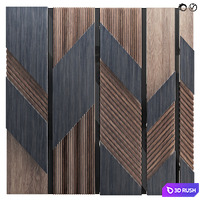 Decor Panel 61 3D Model Vray, Corona