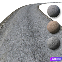Old Road 3D Model Corona