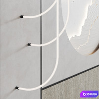 Decorative wall panel №8 3D Model Vray, Corona
