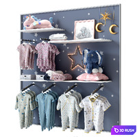 Child store hanger 4 3D Model Vray, Corona