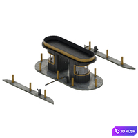 Security post 2 3D Model Corona