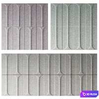 Panels BLA STATION ARC 3D Model Vray, Corona