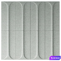 Panels BLA STATION ARC 3D Model Vray, Corona
