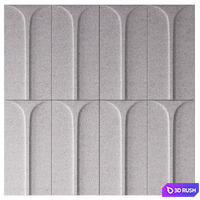 Panels BLA STATION ARC 3D Model Vray, Corona