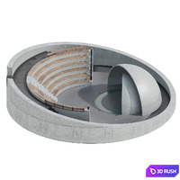 Amphitheater 3D Model Corona