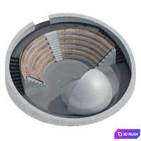 Amphitheater 3D Model Corona