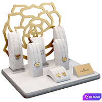 Jewelry showcase for a store 3. Jewelry stand. Display 3D Model Vray, Corona