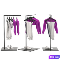 Sportswear female mannequin_0.4 3D Model Corona