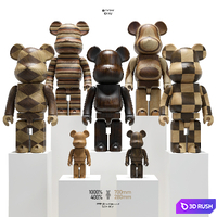 Bearbrick / Karimoku (Wood set) 3D Model