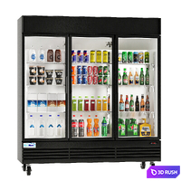 Store Refrigerator + (Bottles, Cans, Pets) 3D Model Vray, Corona