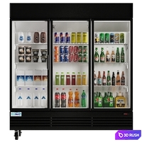 Store Refrigerator + (Bottles, Cans, Pets) 3D Model Vray, Corona
