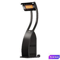 outdoor heaters 2 3D Model Vray, Corona
