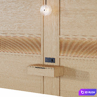 Bed headboard | 02 3D Model Corona