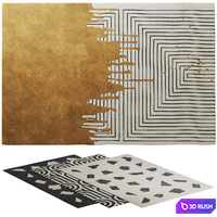 Carpets by Corner Design 3D Model Vray, Corona