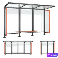 Artform Nort Shelter 3D Model Corona