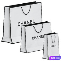 Set of Brand Shopping Bags 2 3D Model Corona