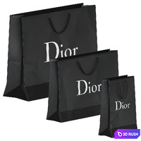 Set of Brand Shopping Bags 2 3D Model Corona