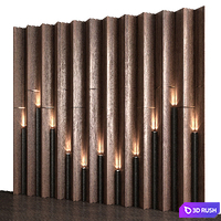 Wall panels | 232 3D Model Vray