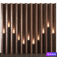 Wall panels | 232 3D Model Vray