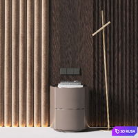 Headboard 3D Model Vray, Corona