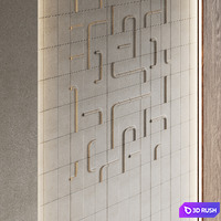 Preston Connection Panels by Sophie Tarbuck 3D Model Vray, Corona