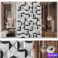 Wall panel 3D Model Corona