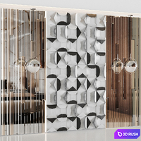 Wall panel 3D Model Corona