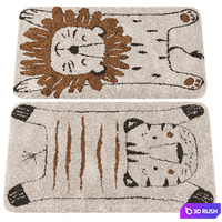 Carpet for children with a tiger pattern, Lillio and a lion pattern, Syma 3D Model Corona