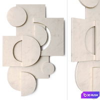 Wooden panel Tilde Grynnerup 3D Model Vray, Corona
