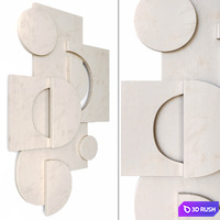 Wooden panel Tilde Grynnerup 3D Model Vray, Corona