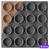 3d panel RINGS 3D Model Corona