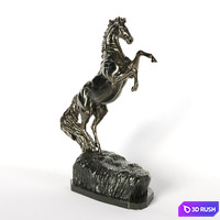 Wild horse 3D Model Vray, Corona