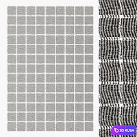 Carpet Paola Lenti Net 20 3D Model Corona