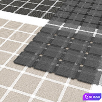 Carpet Paola Lenti Net 20 3D Model Corona