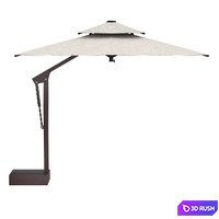 Cantilever Umbrellas King Collection 3D Model Vray, Corona