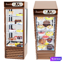 True® G4SM dessert display 3D Model