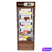 True® G4SM dessert display 3D Model Vray, Corona