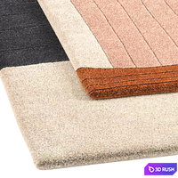 Multicolored carpet Milano La Redoute 3D Model Corona
