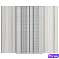 Wall Panel Decor 36 3D Model Vray, Corona