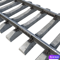 Railway, pack №1 3D Model Corona