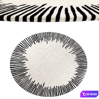 Carpet EQUINOXE (Design Elizabeth LericheName) Roche Bobois 3D Model Corona