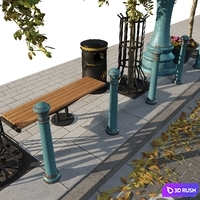 street_01 3D Model Corona