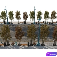 street_01 3D Model Corona