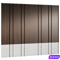 Wall panels 3D Model Corona