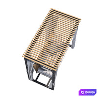Garden swing 3D Model Corona